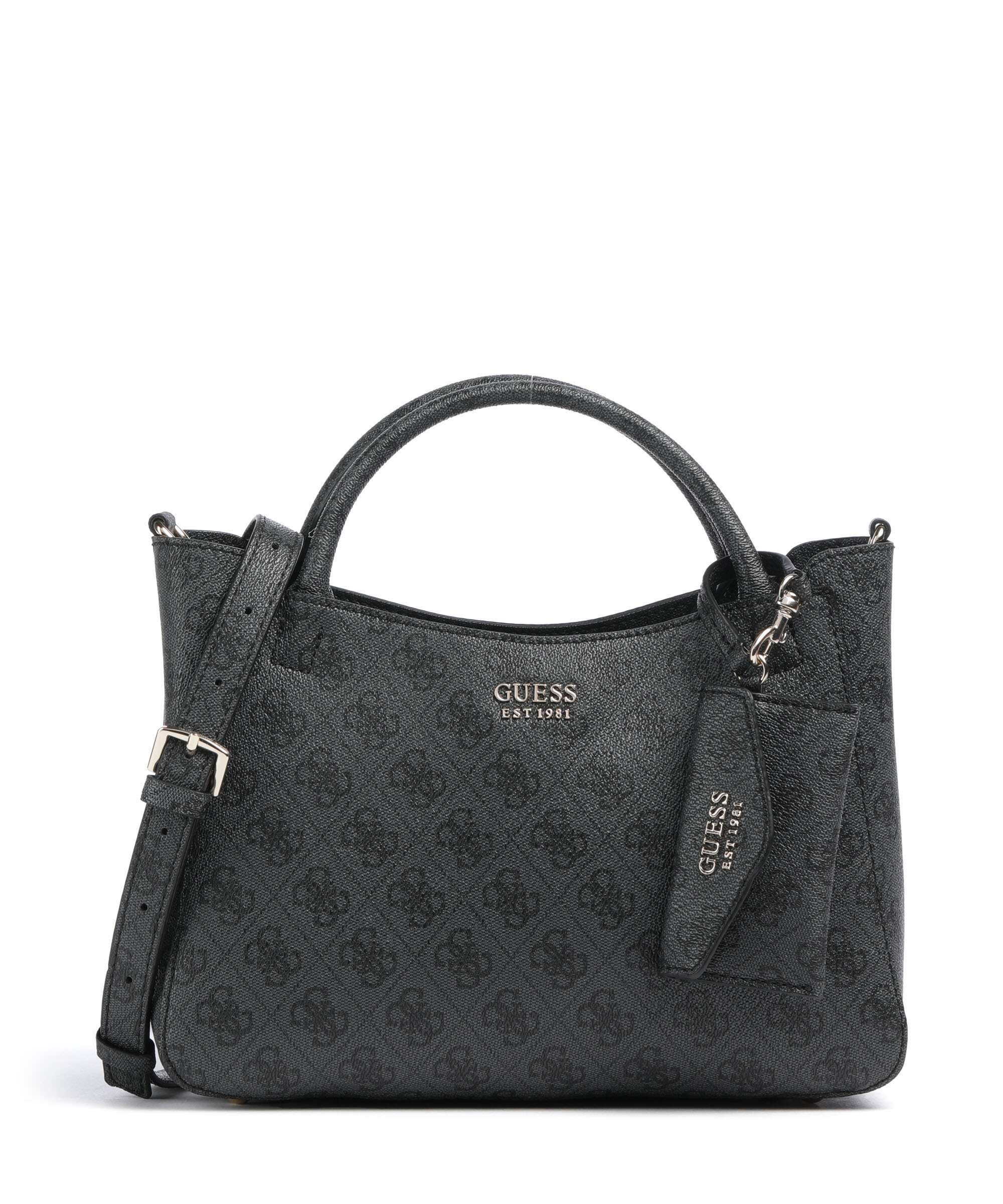 Guess Brenton Handbag coal logo