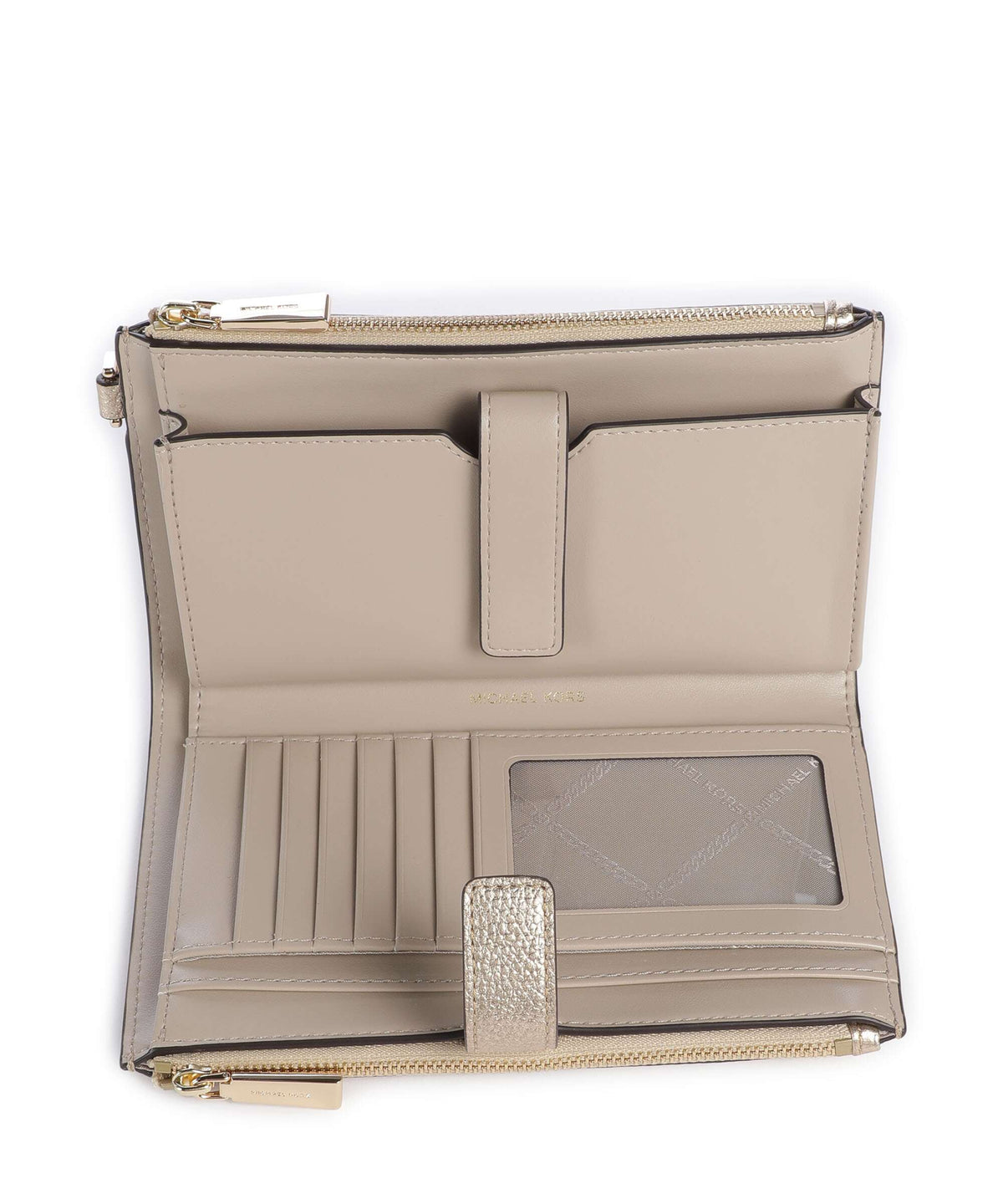 Michael Kors Jet Set Wallet pale gold