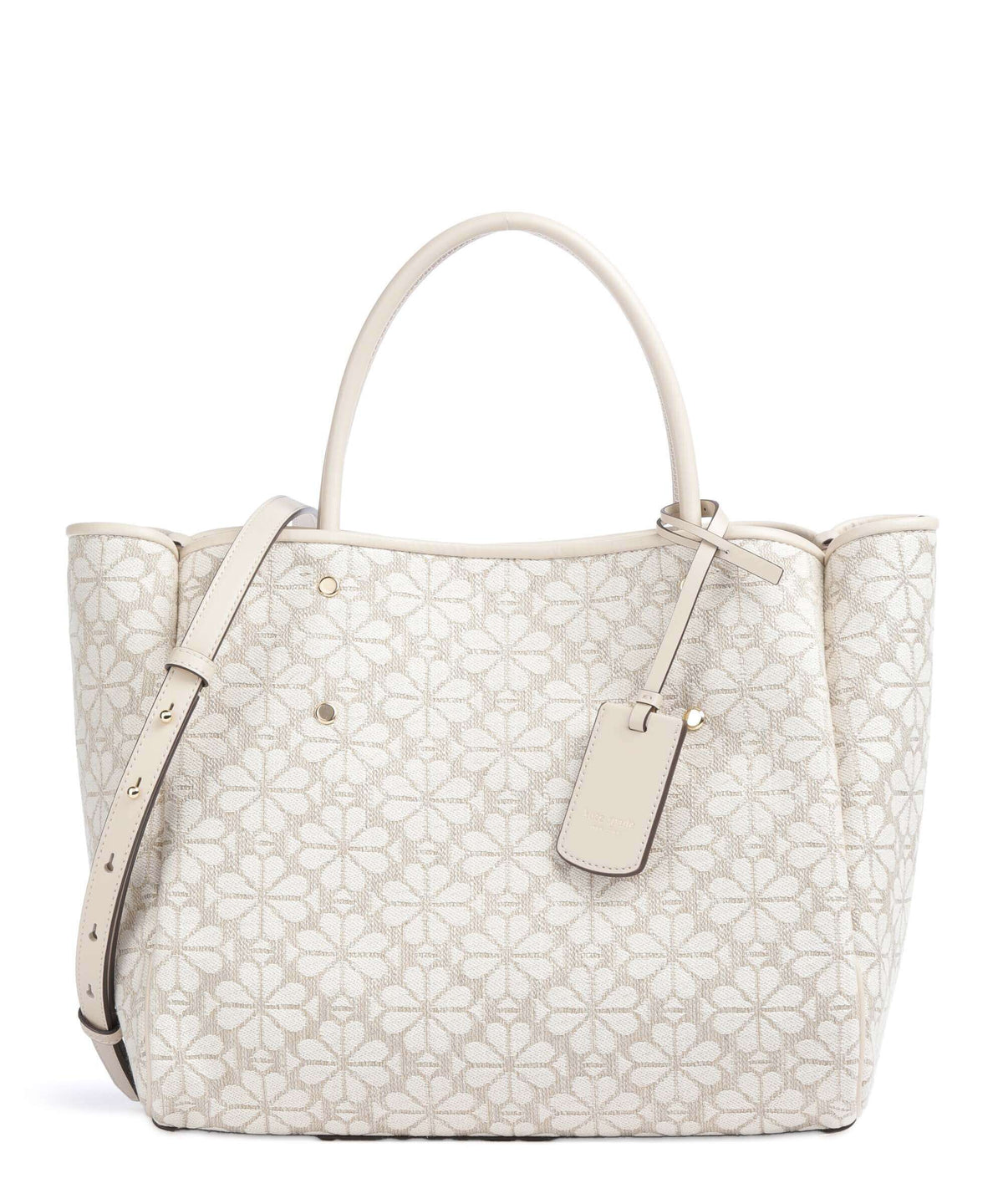 Kate Spade New York Spade Flower Jacquard Handbag natural/multicolour