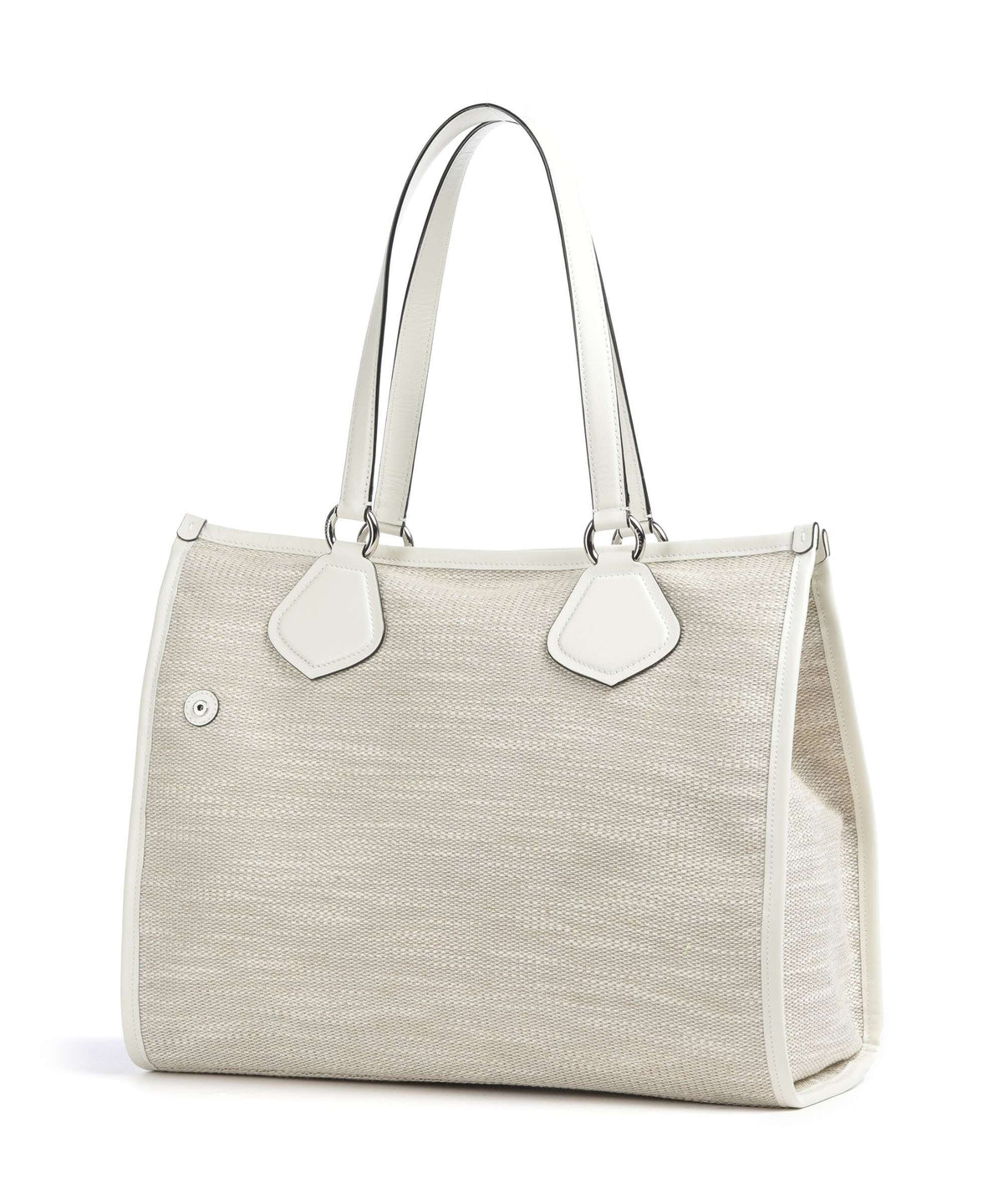 Lancel L Tote bag natural/white