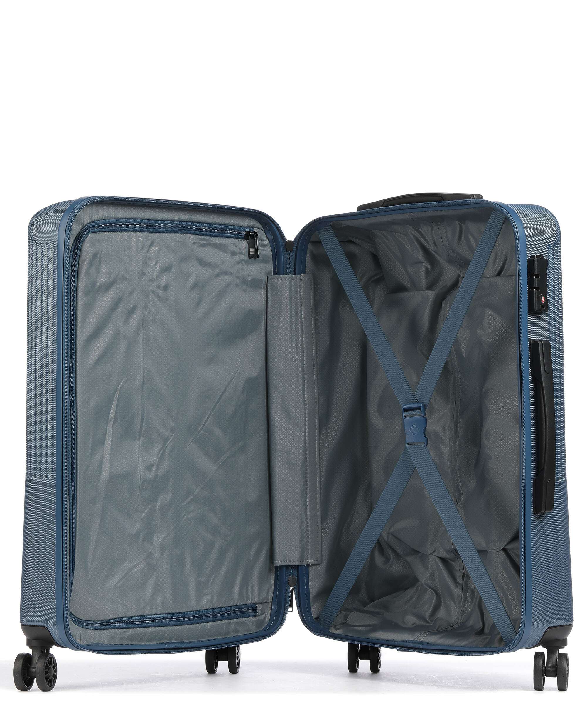 Travelite Bali Suitcase set (4 wheels) blau