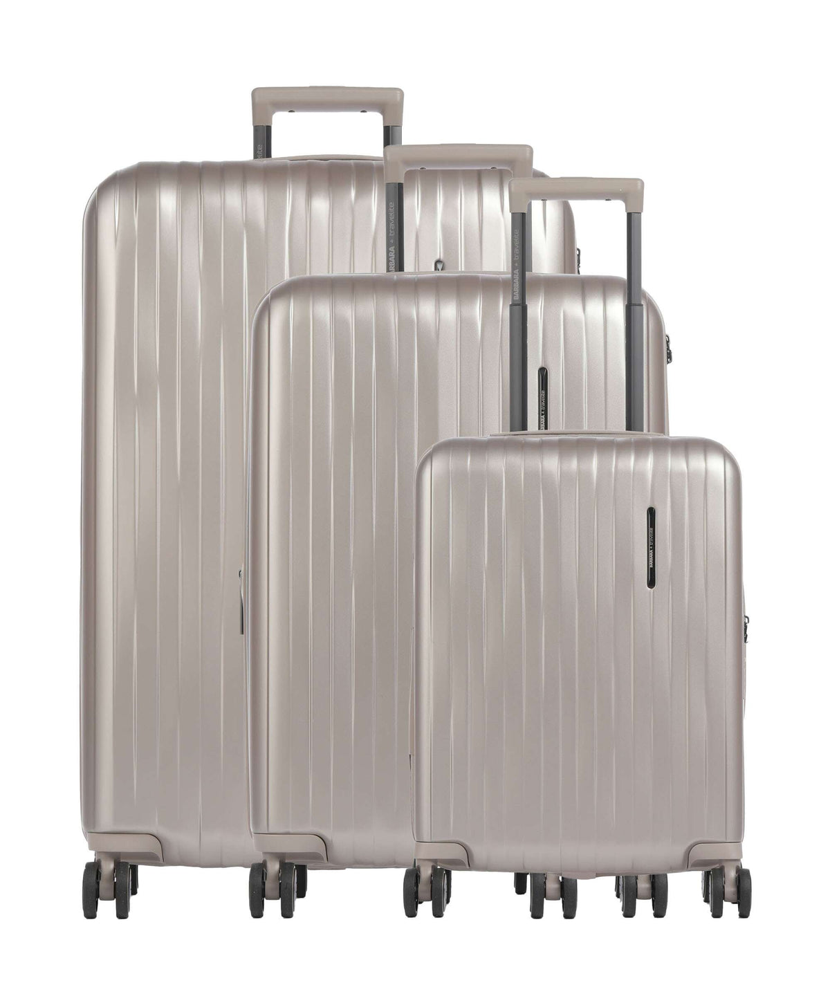 Travelite Barbara Novelty Suitcase set (4 wheels) satin nude