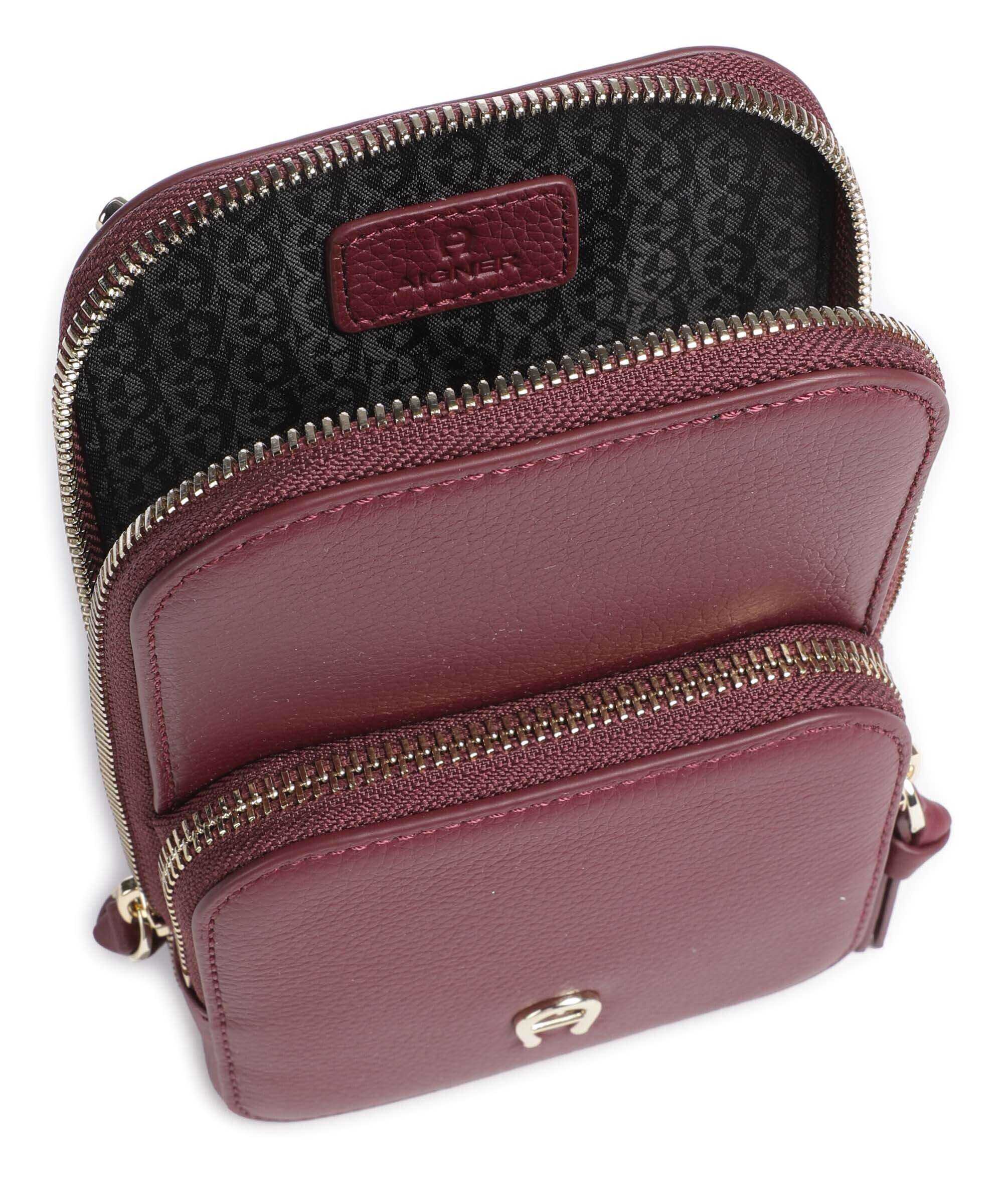 Aigner Zita Phone bag burgundy