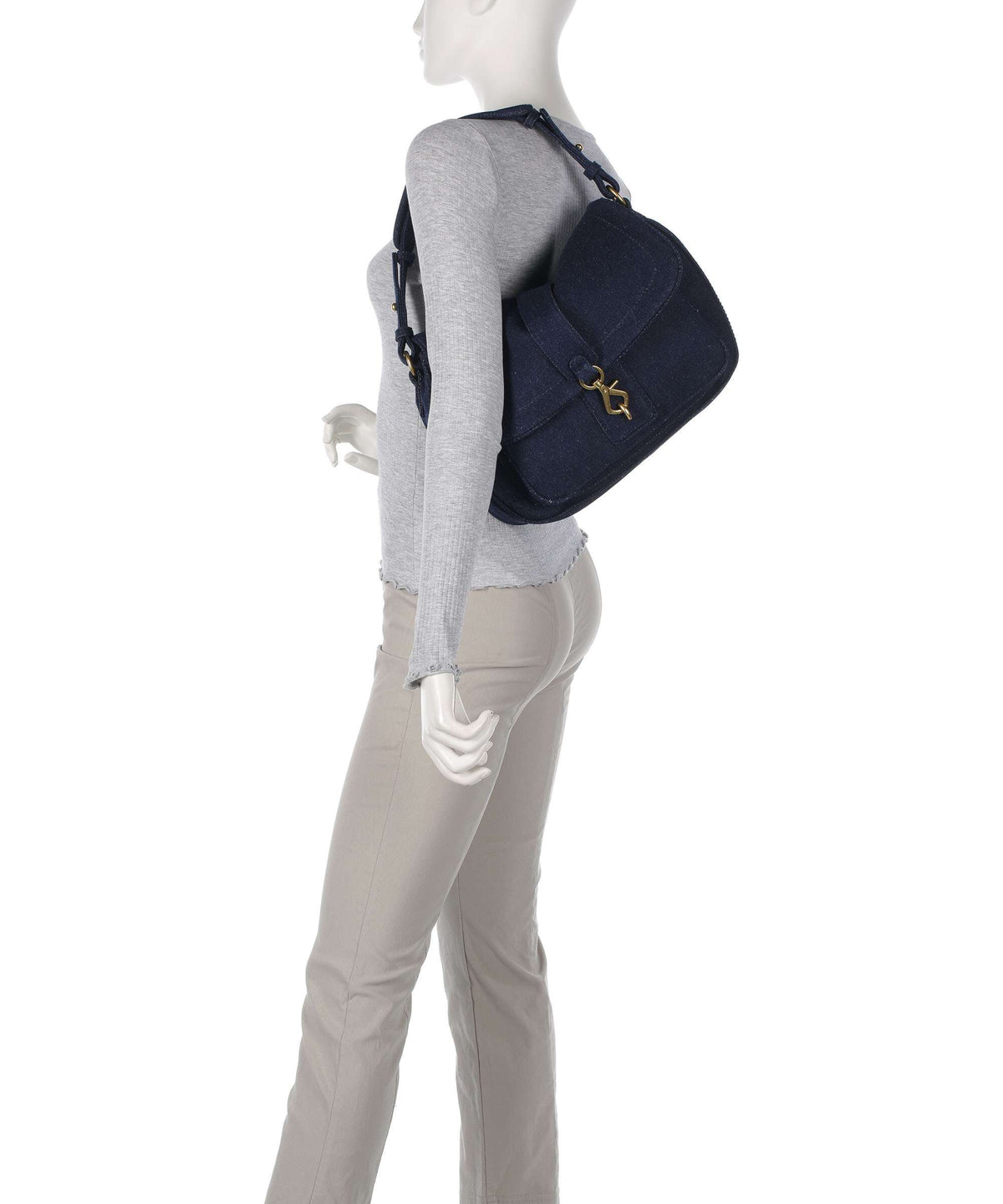 Abro Jeans Star Saddle Hobo bag navy
