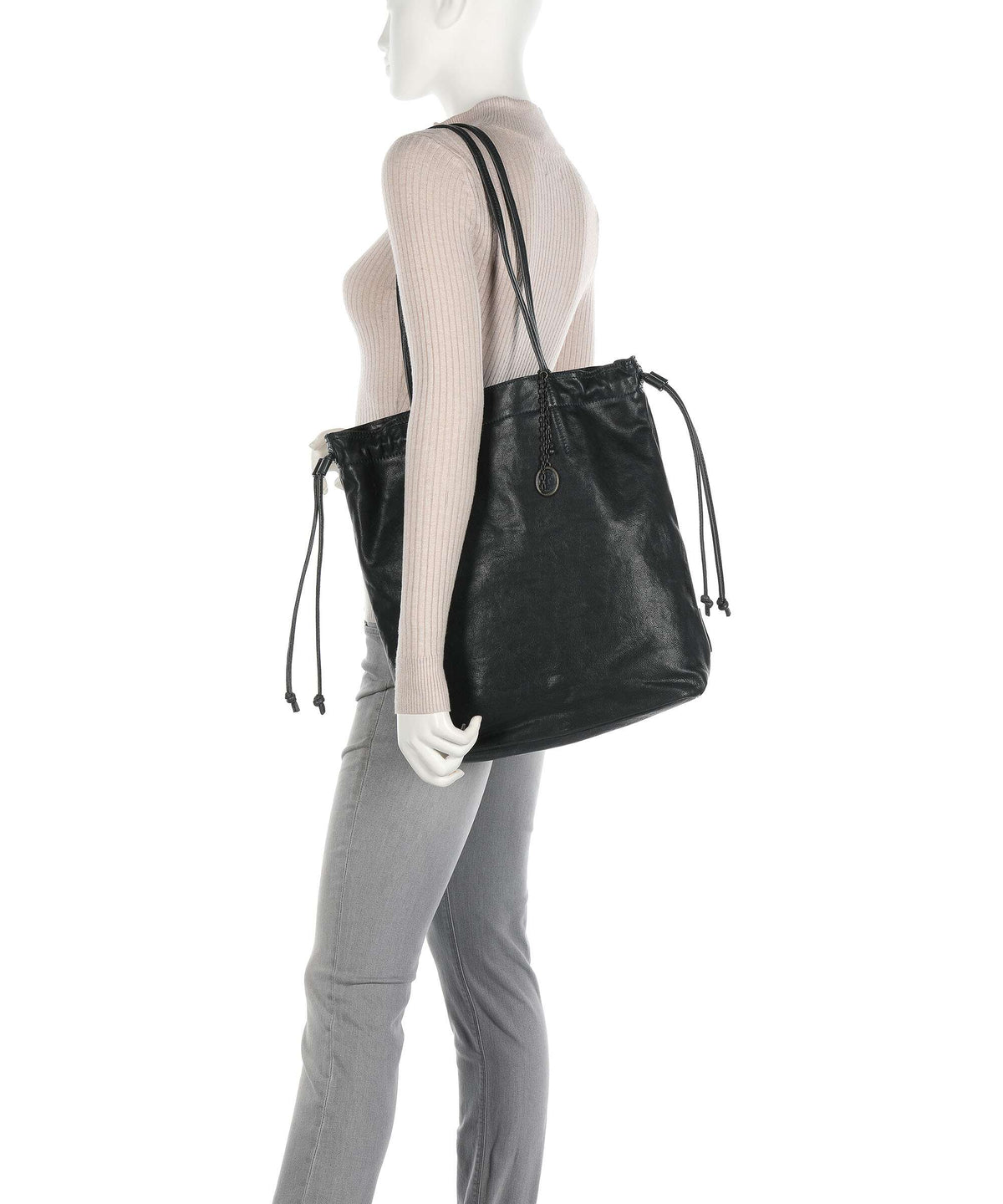 Aunts & Uncles Coffee Klatsch Madison Bucket bag moonless night