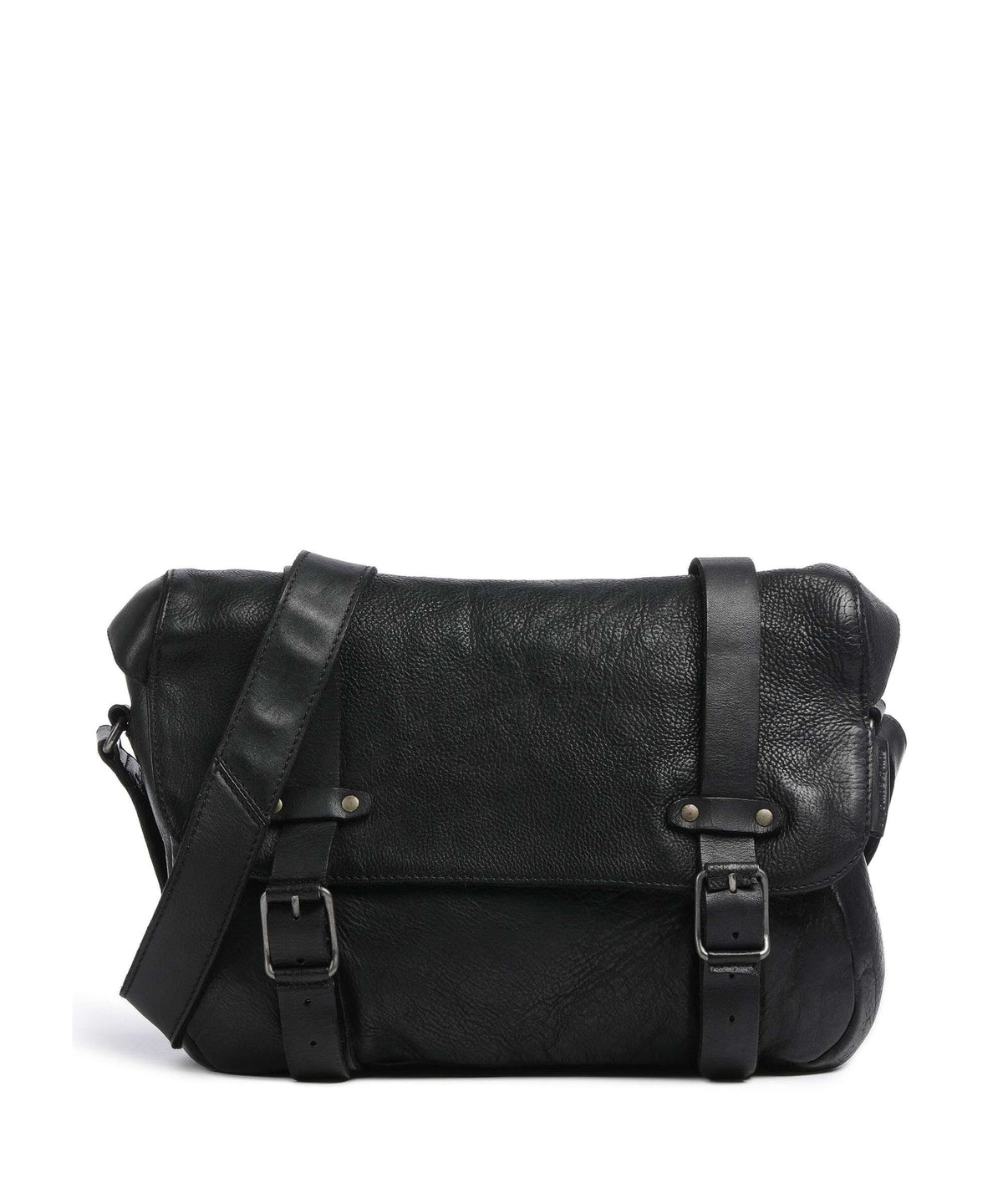 Aunts & Uncles Barbershop Anchor Messenger bag charcoal black