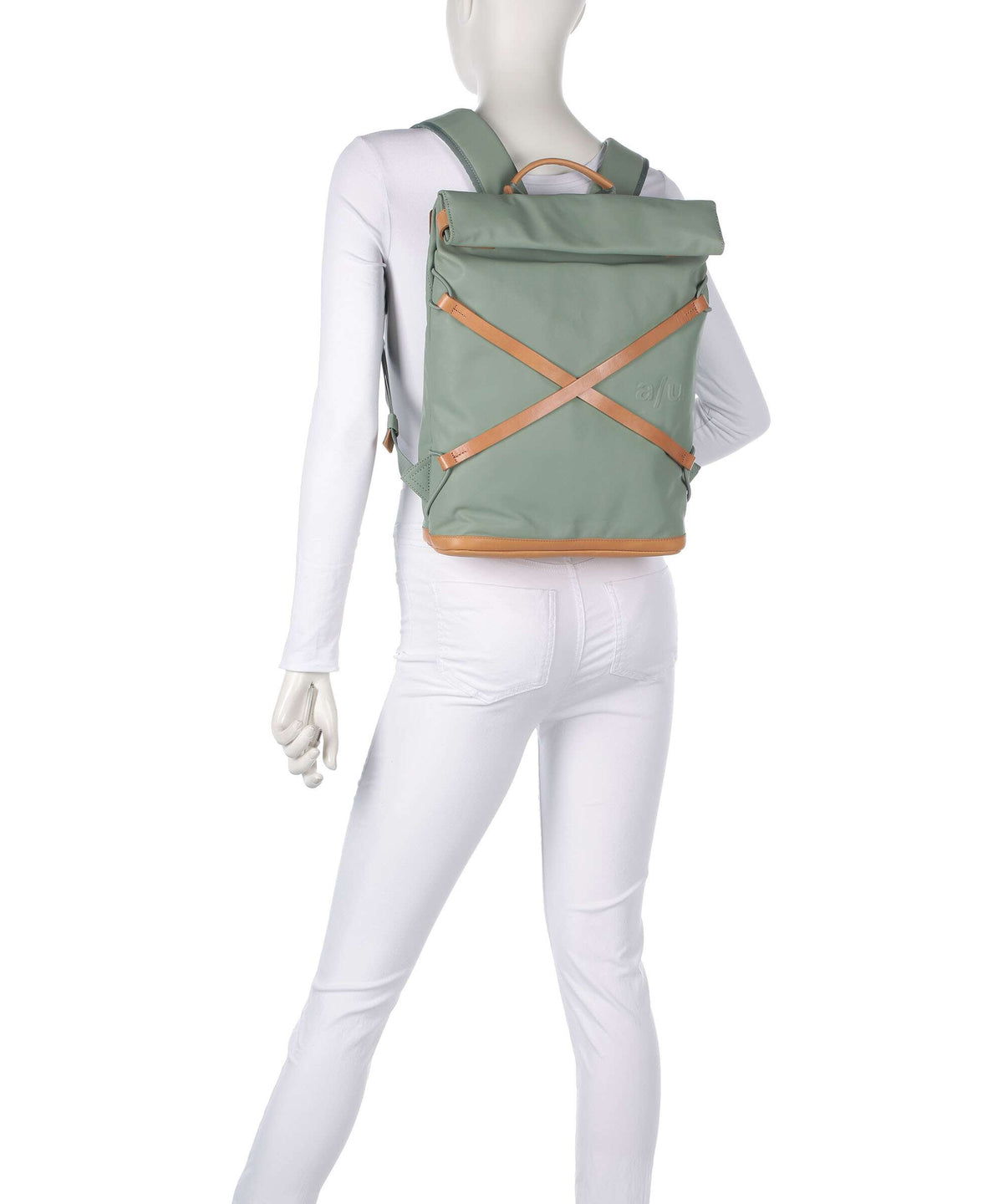 Aunts & Uncles Japan Yokohama Rolltop backpack sage green