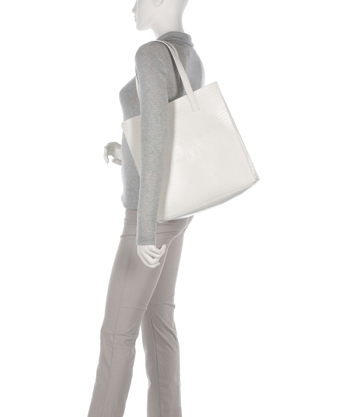 Ted Baker Croccon Tote bag nude