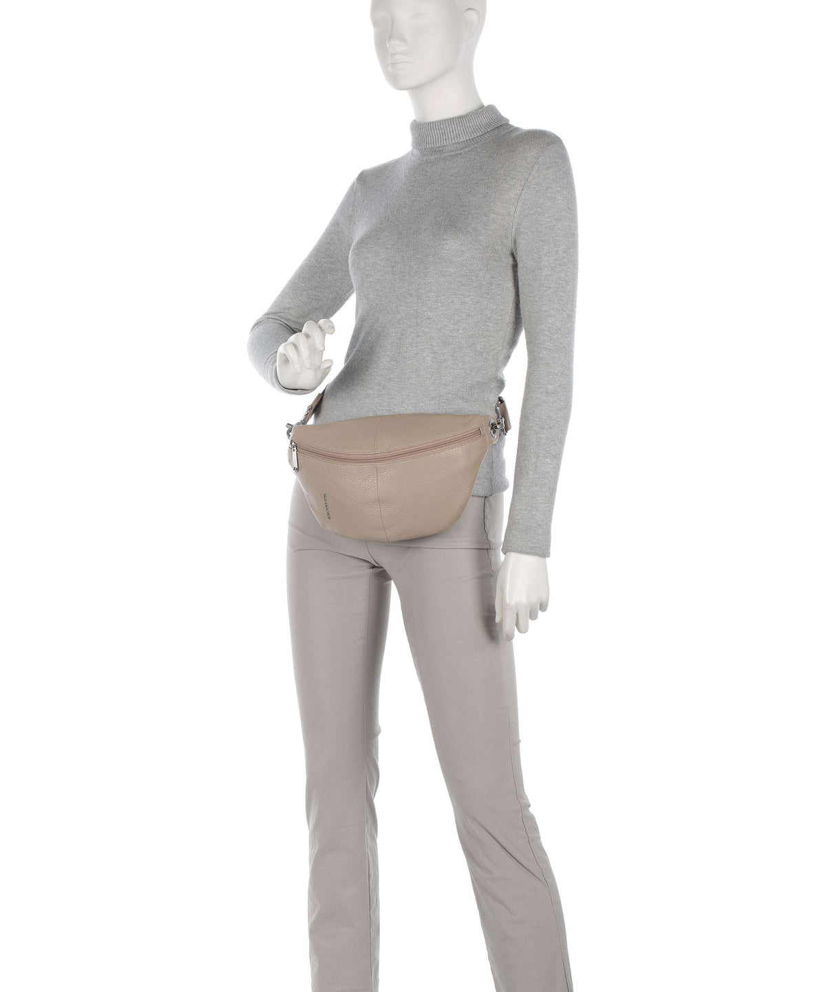 Mandarina Duck Mellow Leather Fanny pack warm taupe
