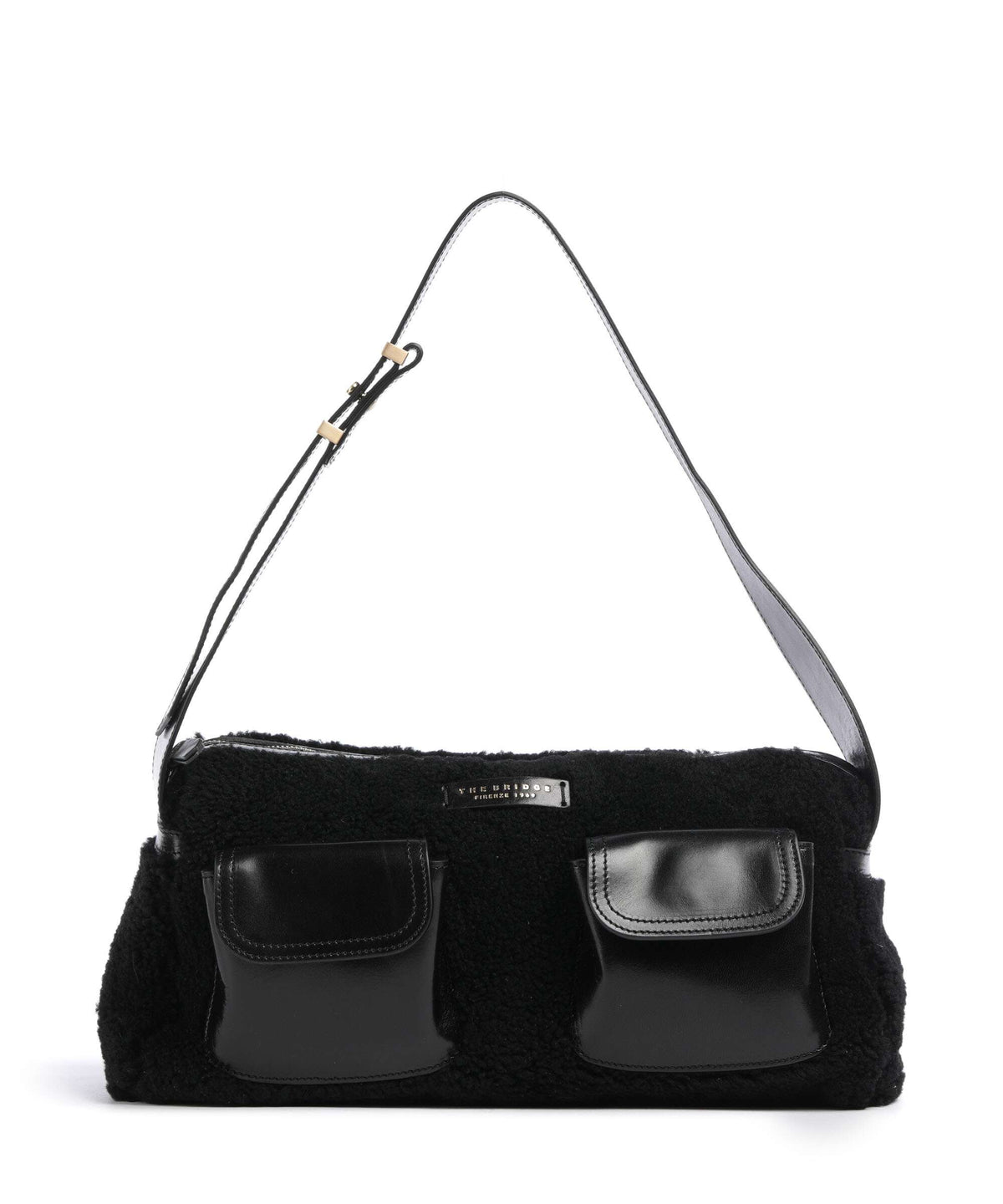 The Bridge Flora Wow Shoulder bag nero