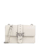 Pinko Love One Classic Olkalaukku bianco seta/old silver