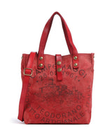Campomaggi Käsilaukku beige/rosso/moro
