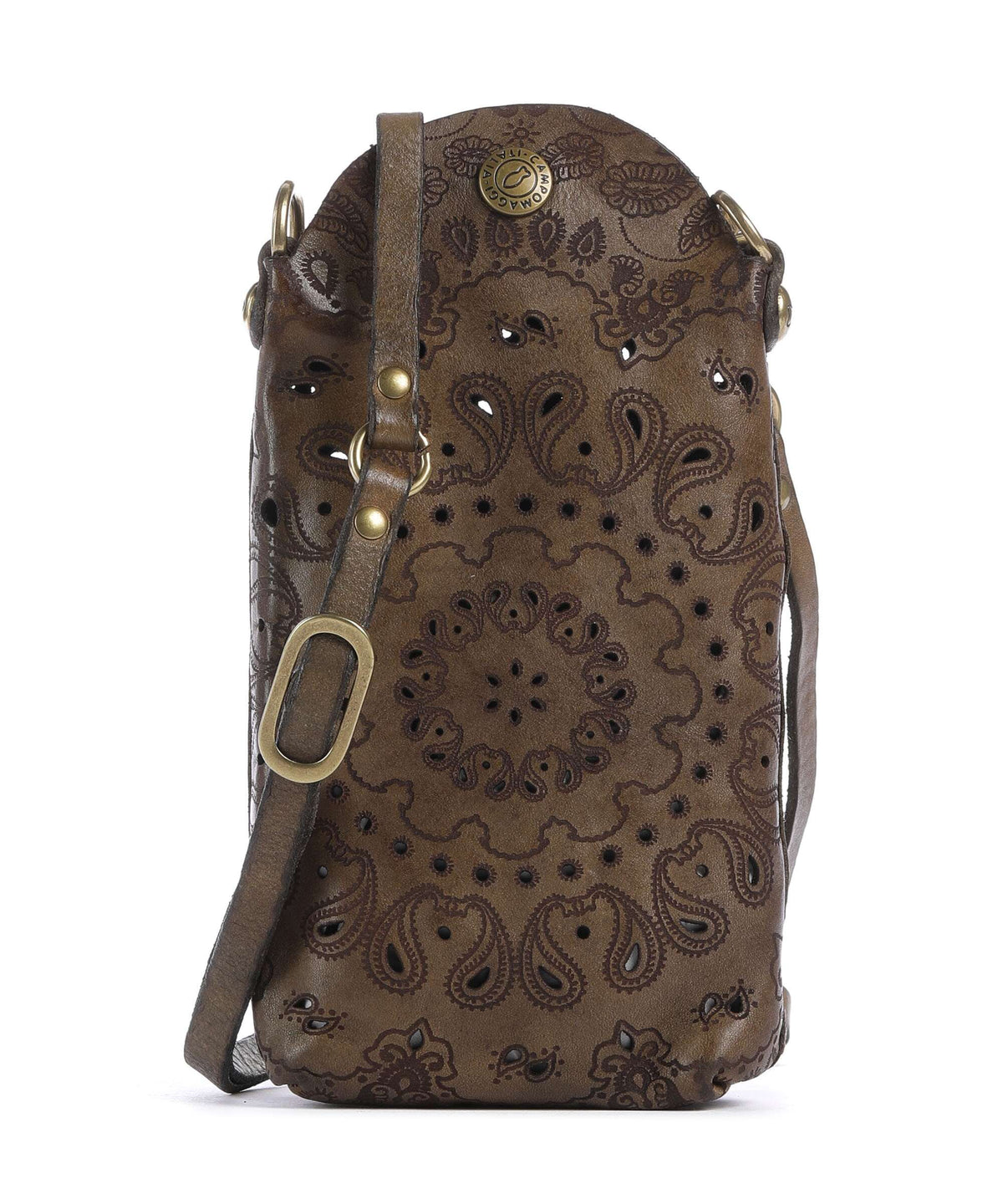 Campomaggi Phone bag verde militare