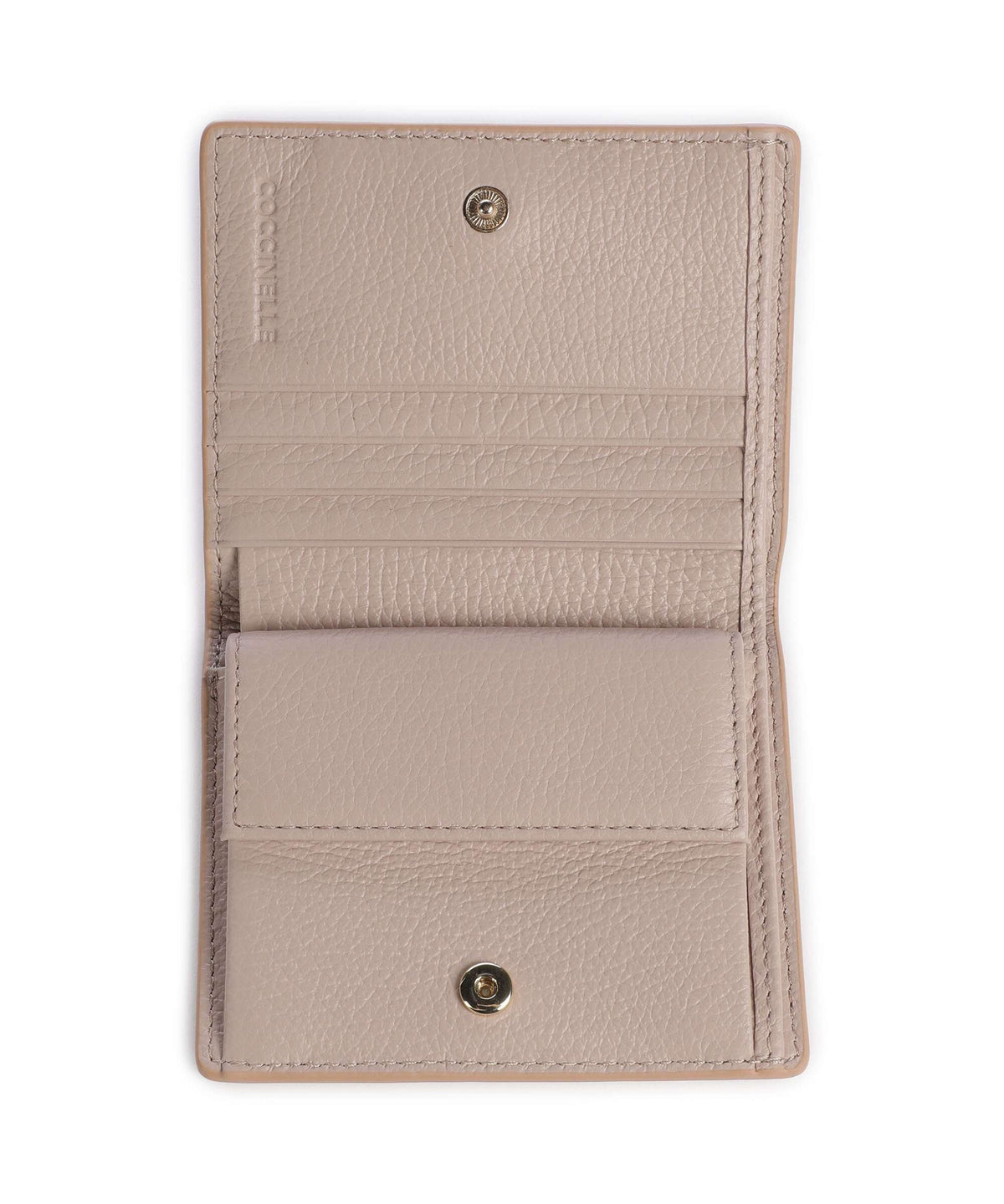 Coccinelle Metallic Soft Wallet rosette