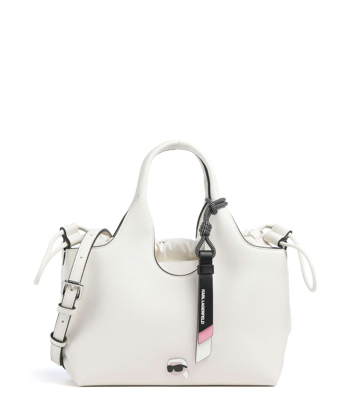 Karl Lagerfeld K/Ikon Small Handbag offwhite