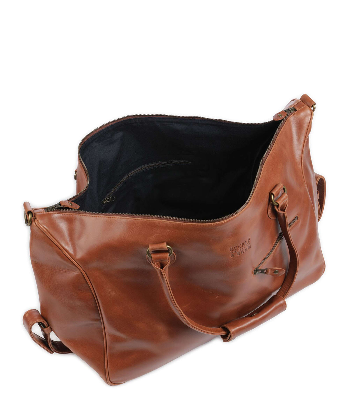 Buckle & Seam Linwood Weekend bag cognac