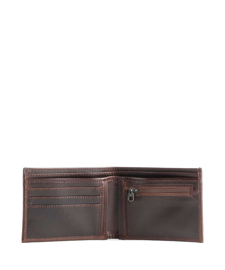Buckle & Seam Bill Wallet brown
