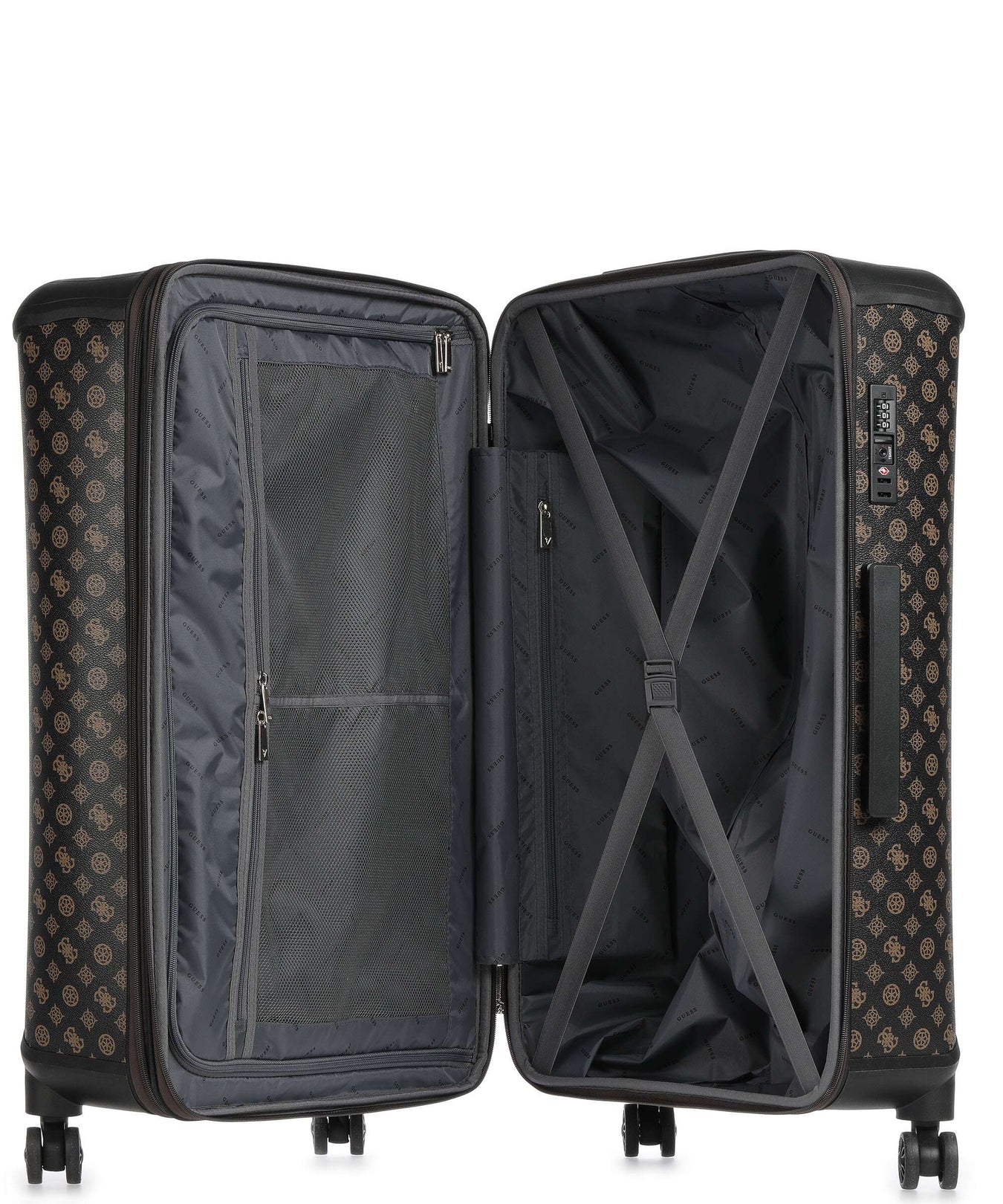 Guess Wilder Spinner (4 wheels) brown