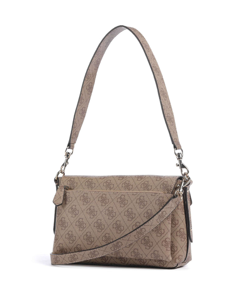 Guess Brenton Eco Shoulder bag latte logo
