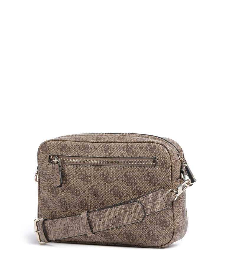 Guess Meridian Crossbody bag latte logo