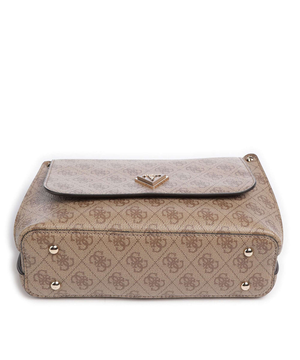 Guess Meridian Crossbody bag latte logo