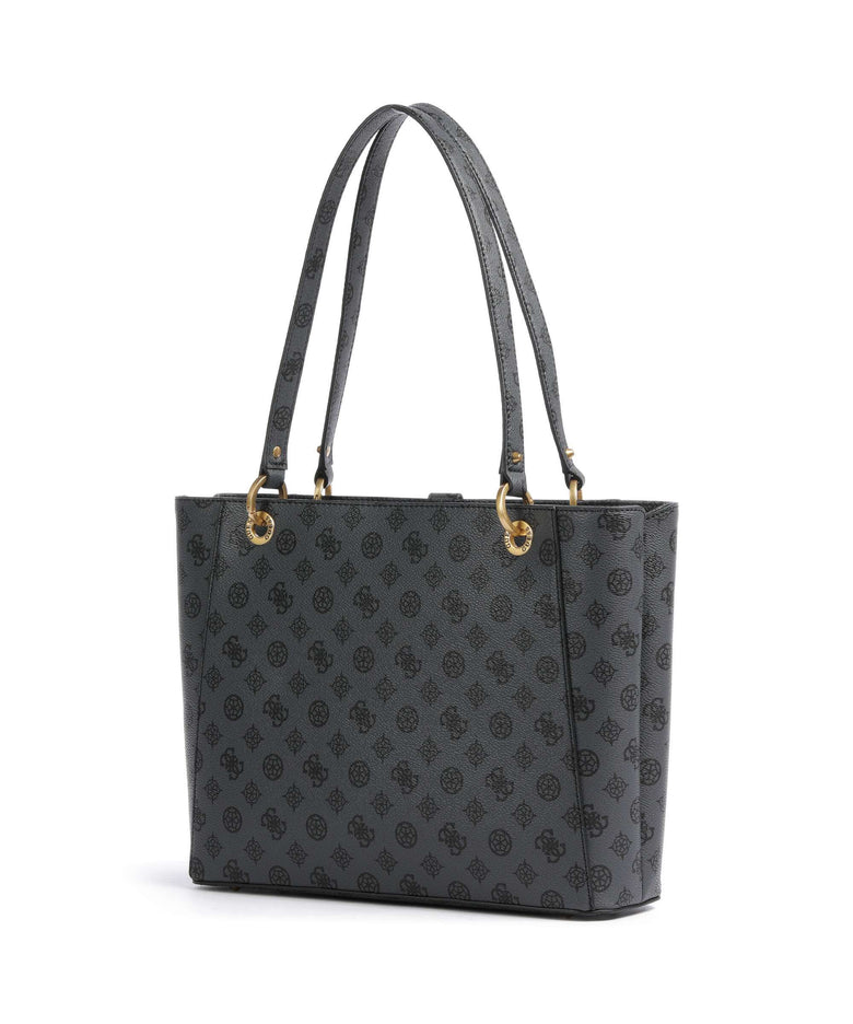 Guess Kuba Tote bag charcoal logo