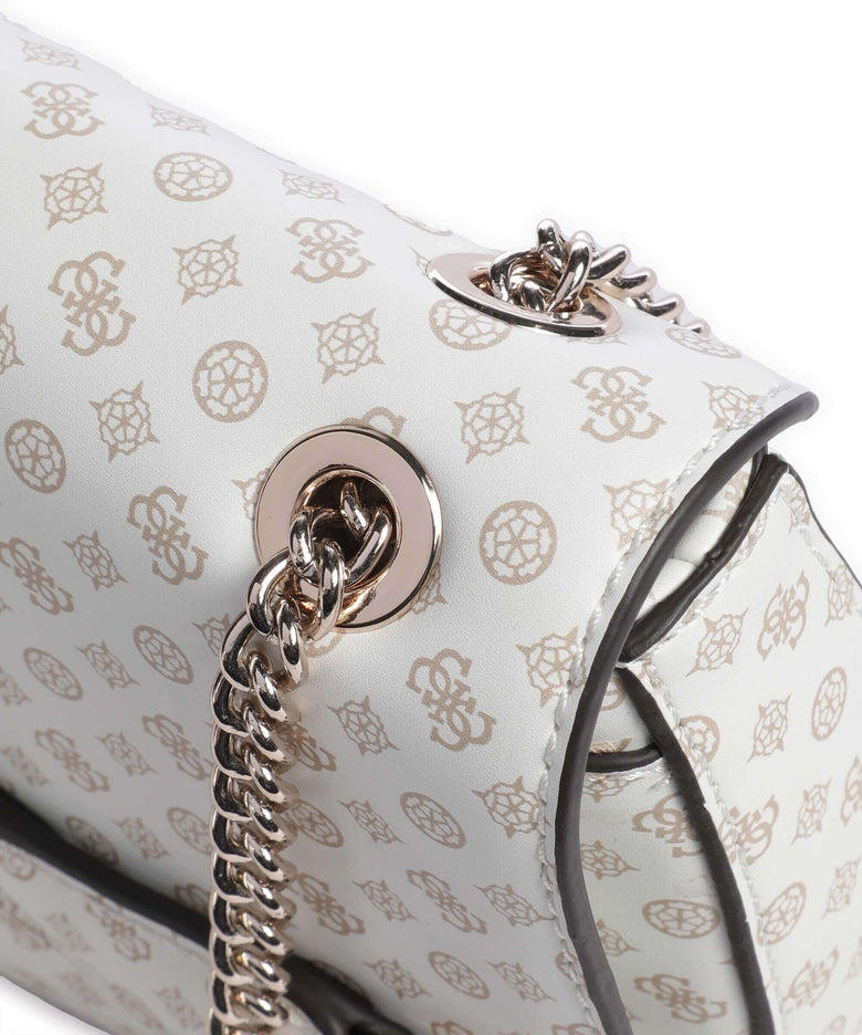 Guess Arlena Shoulder bag white logo