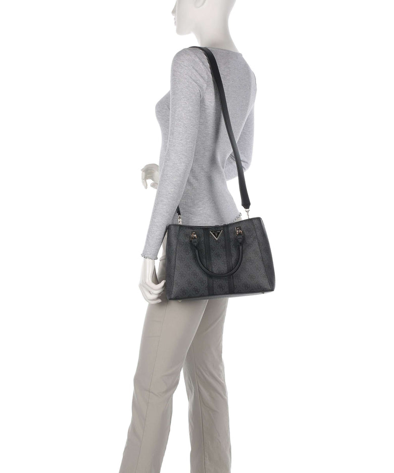 Guess Noreen Handbag coal logo