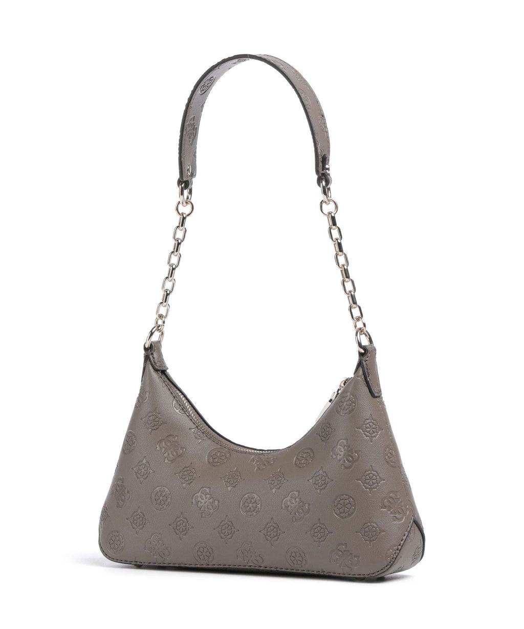 Guess Gerty Peony Shoulder bag dark taupe