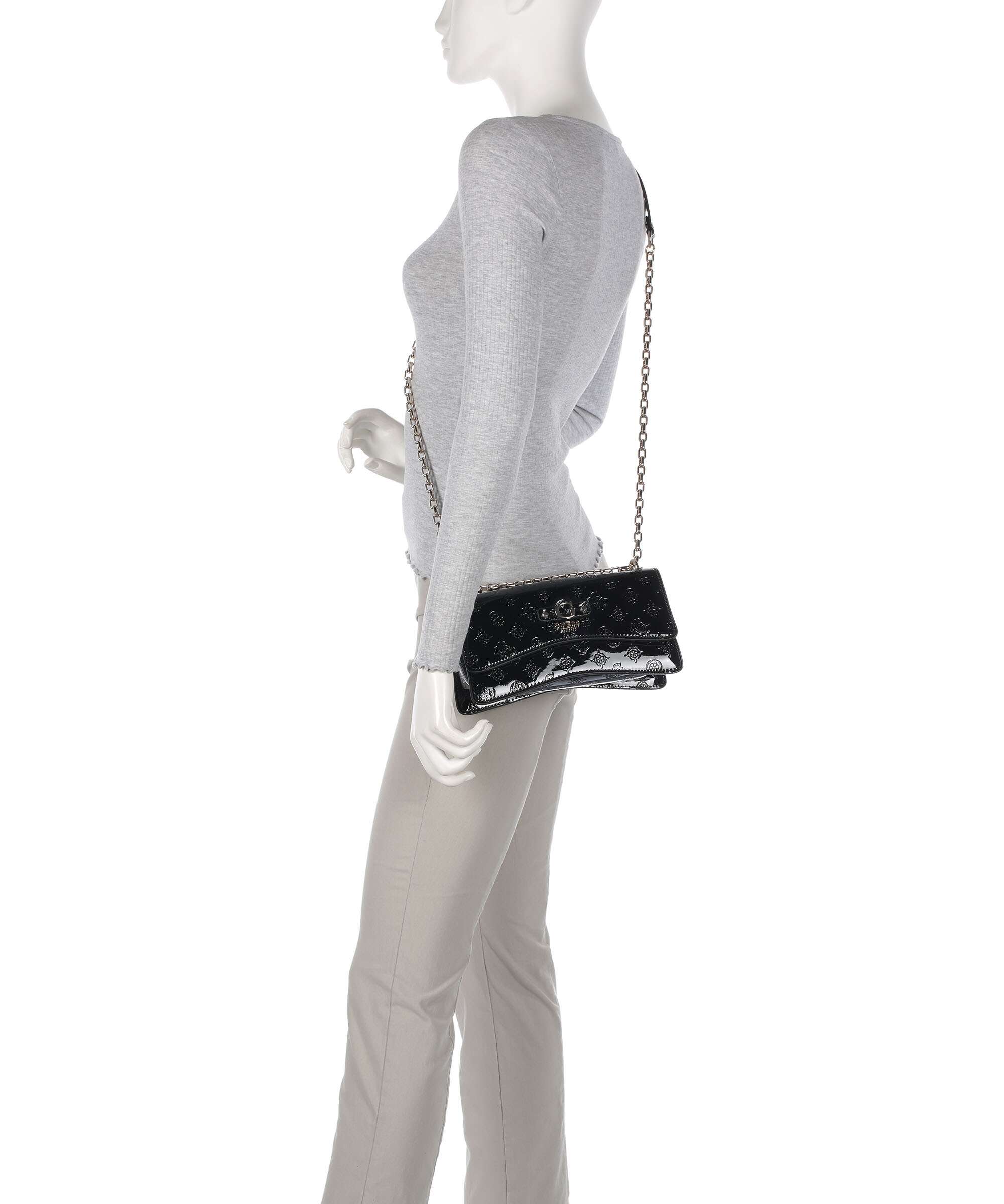 Guess Gerty Peony Shoulder bag black
