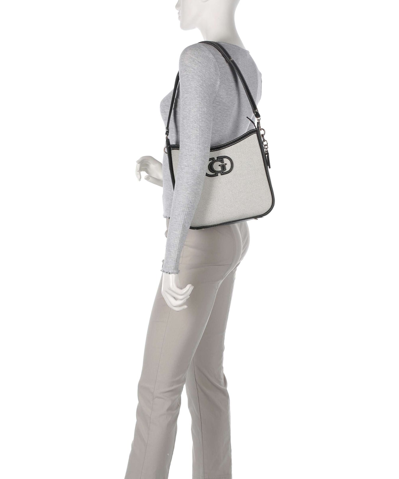 Guess Sebina Shoulder bag natural/black