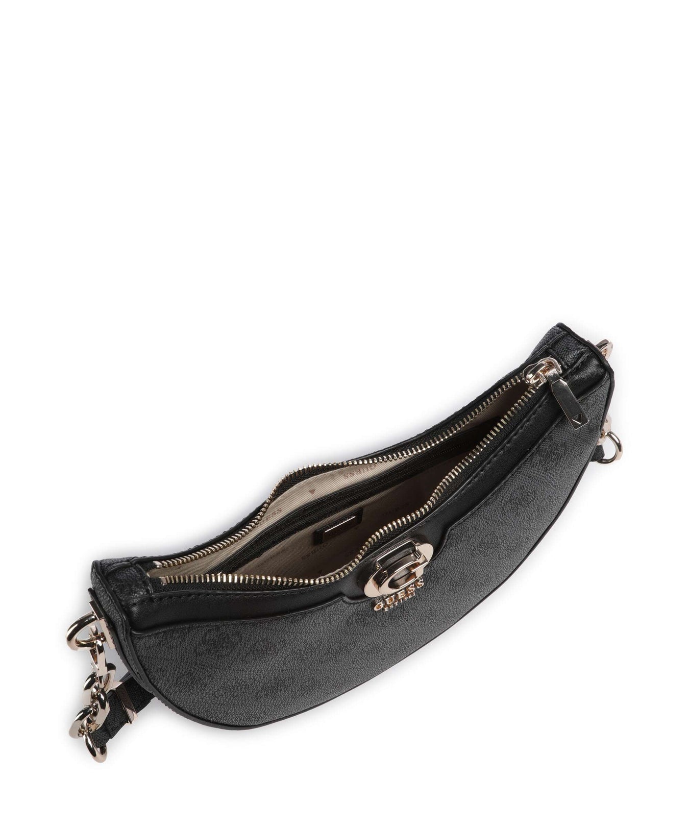 Guess Orlina 4G Logo Shoulder bag coal logo