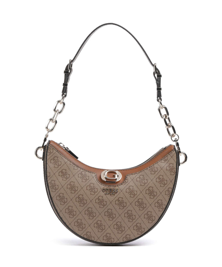 Guess Orlina 4G Logo Shoulder bag latte logo/brown