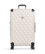 Guess Berta Maxi 4G 4-Pyöräiset matkalaukku sand logo