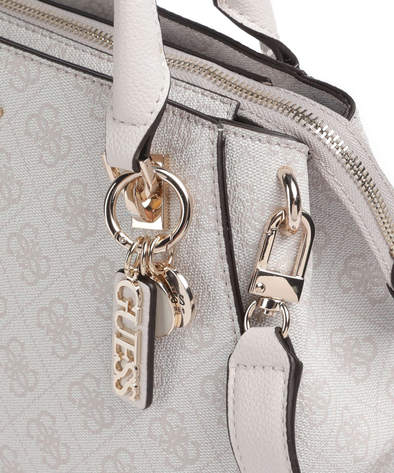 Guess Noelle 4G Basique Logo Handbag bone logo