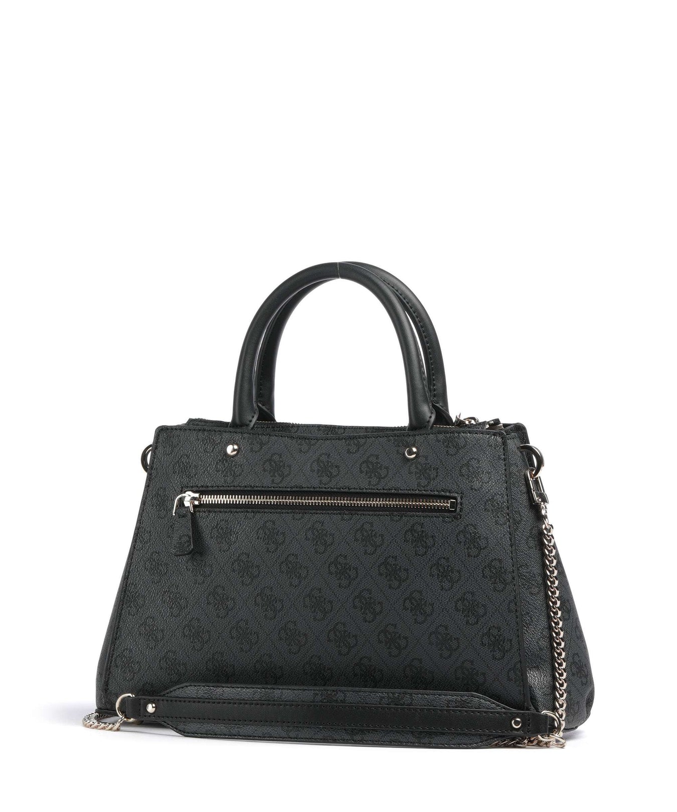 Guess Zamira Handbag coal logo
