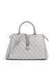 Guess Zamira Handbag dark taupe logo