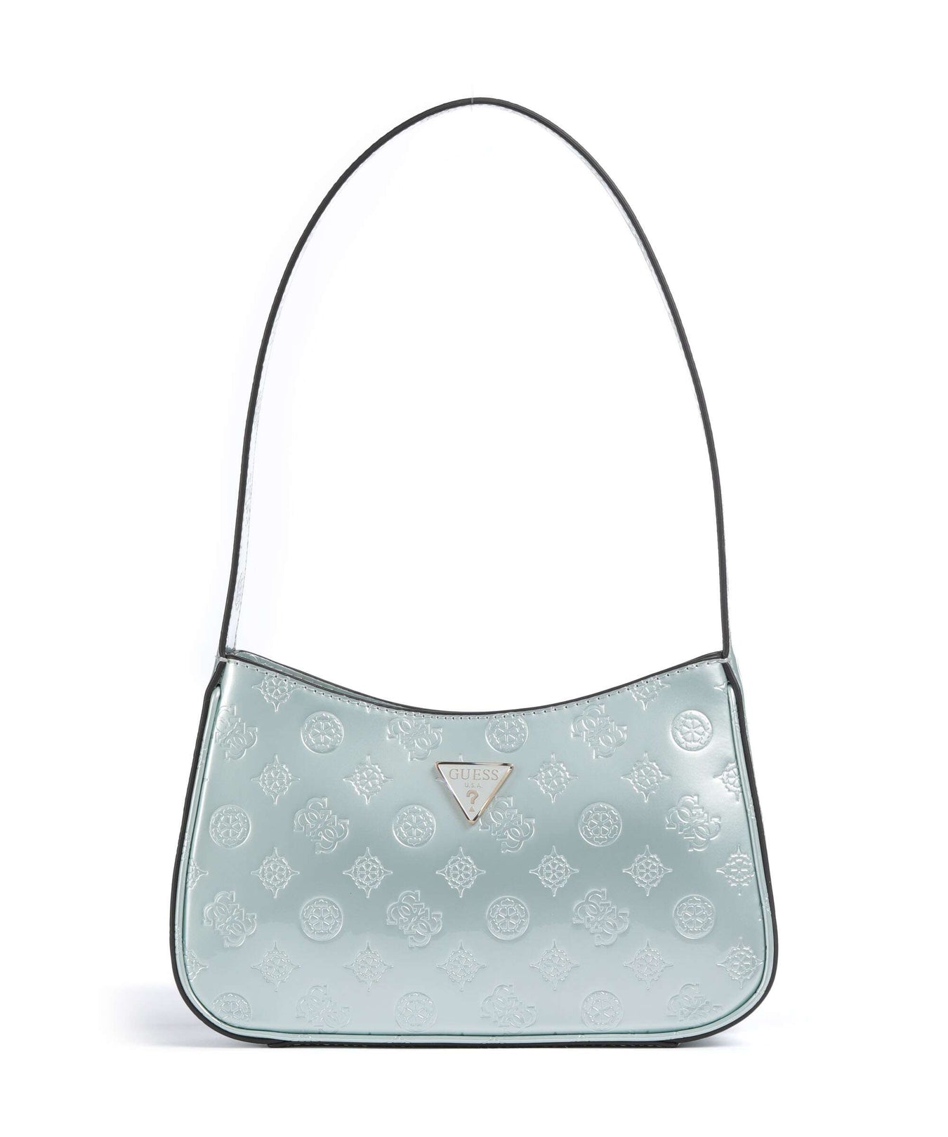 Guess Arnela Shoulder bag powder blue logo