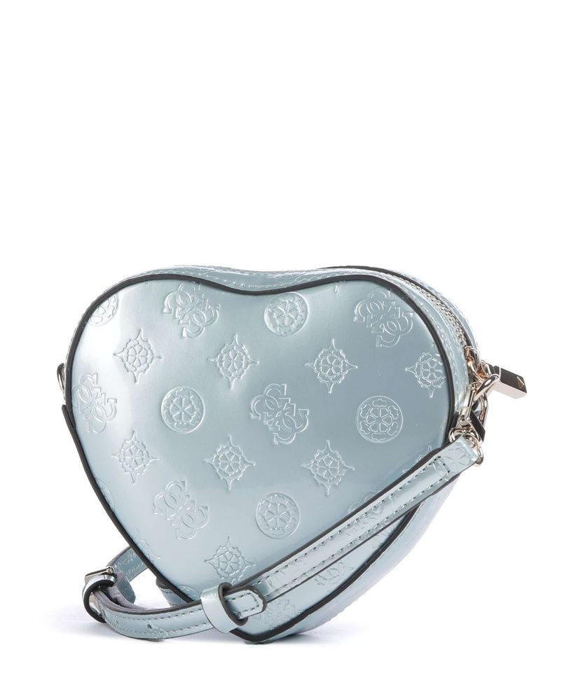Guess Arnela Crossbody bag powder blue logo