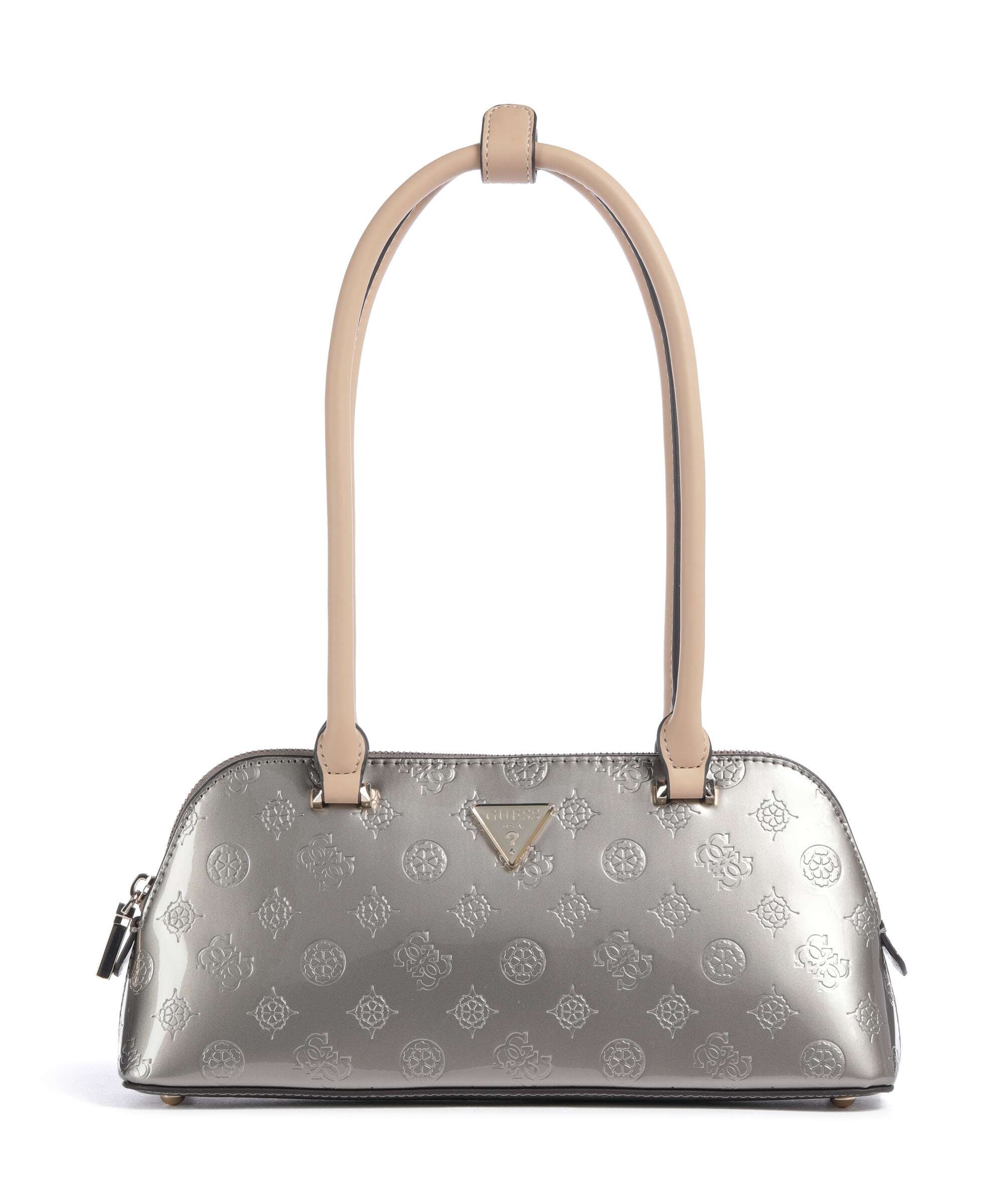 Guess Arnela Shoulder bag pewter logo