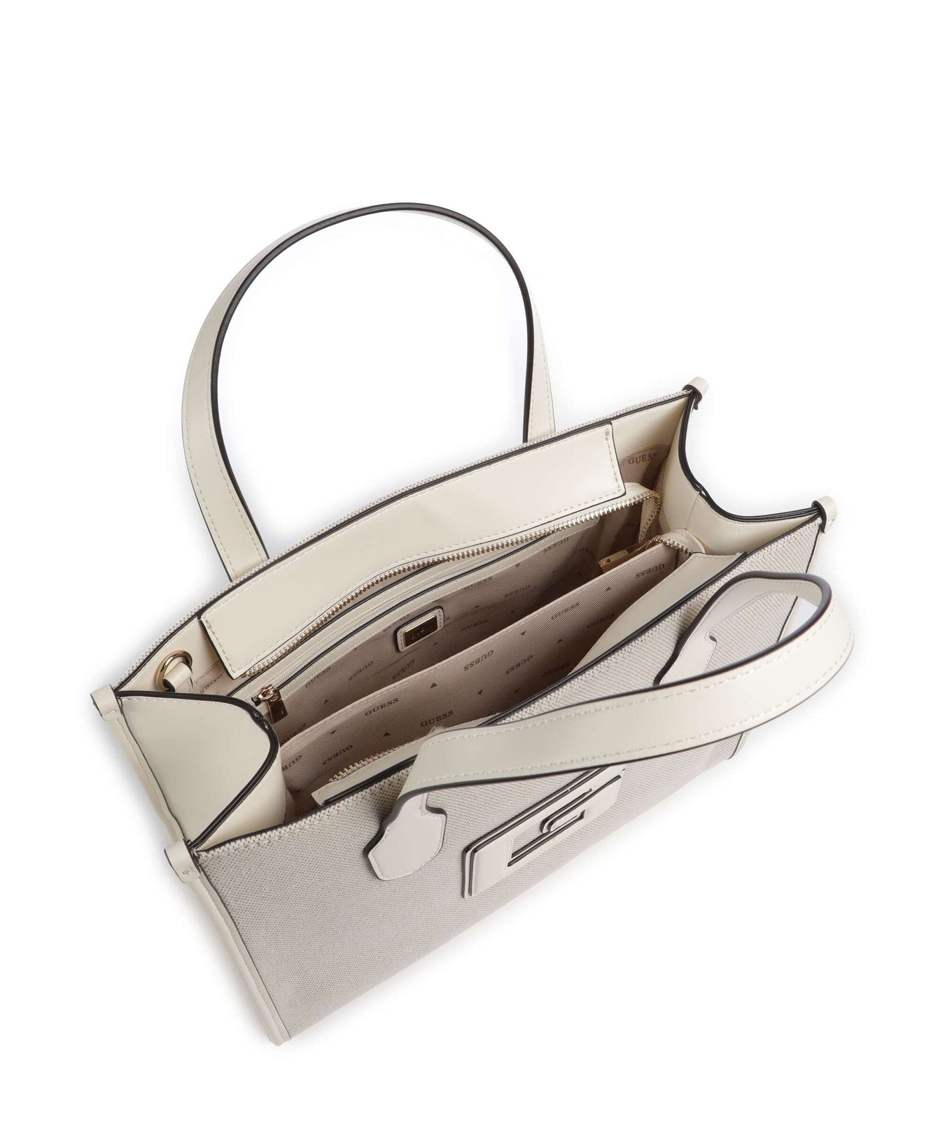 Guess G Status Handbag natural/offwhite