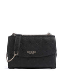 Guess Phoebe Peony Debossed Olkalaukku black logo