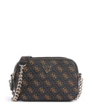 Guess Noelle Q Logo Olkalaukku brown logo