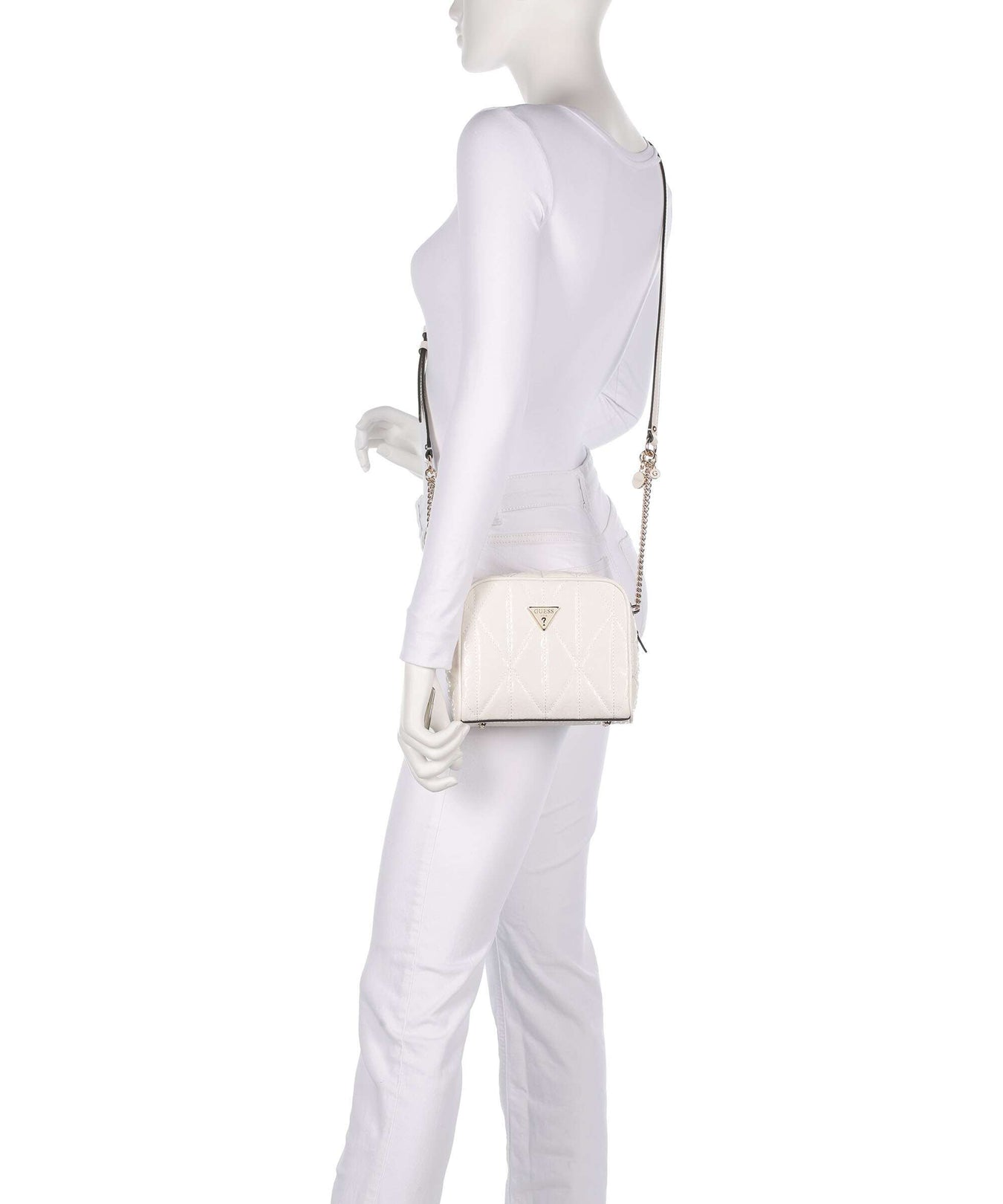 Guess Aldina G-Shine Crossbody bag offwhite