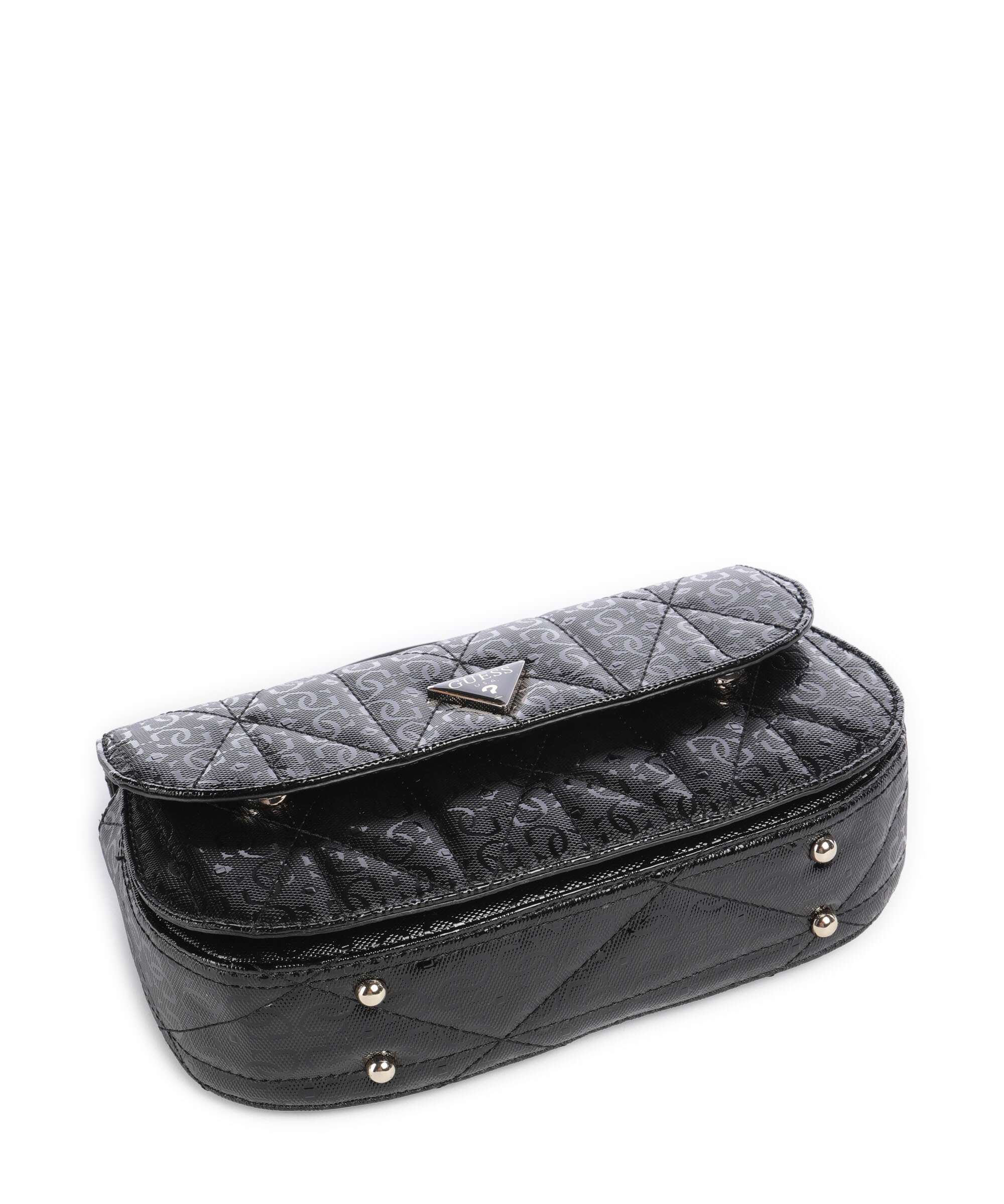 Guess Aldina G-Shine Crossbody bag black