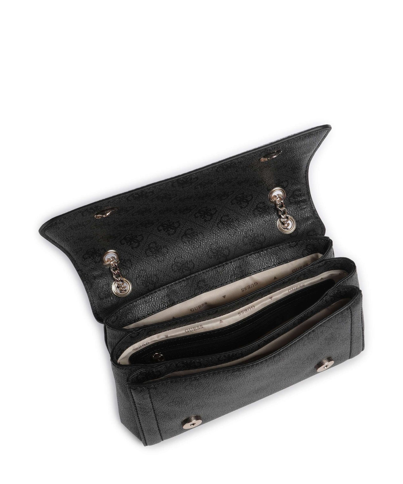 Guess Noelle Shoulder bag coal logo