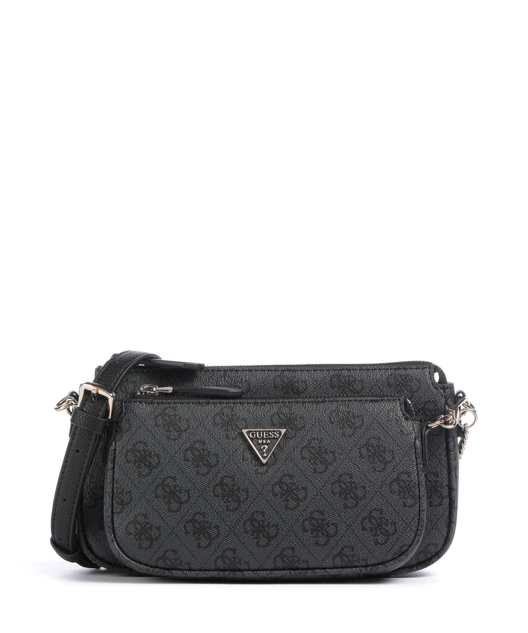 Guess Noelle 4G Logo Shoulder bag coal logo