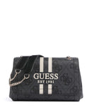 Guess Noelle 4G Logo Olkalaukku coal logo
