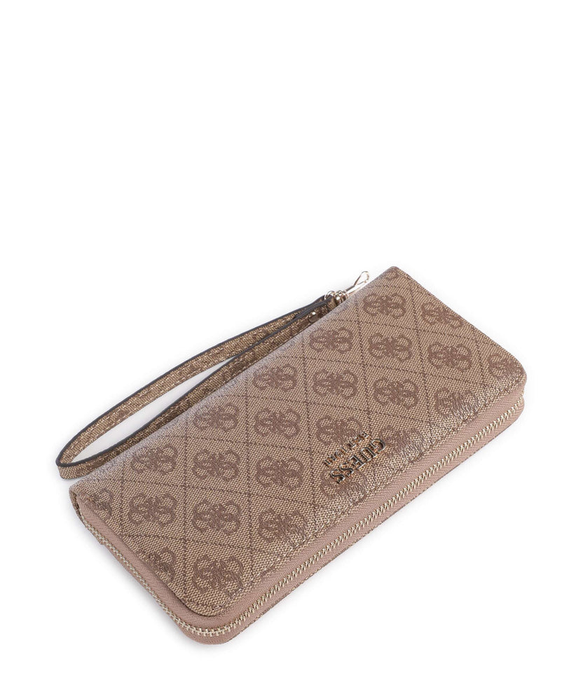 Guess Brenton Wallet latte logo