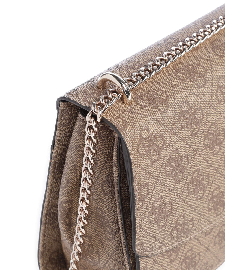 Guess Calista Shoulder bag latte logo